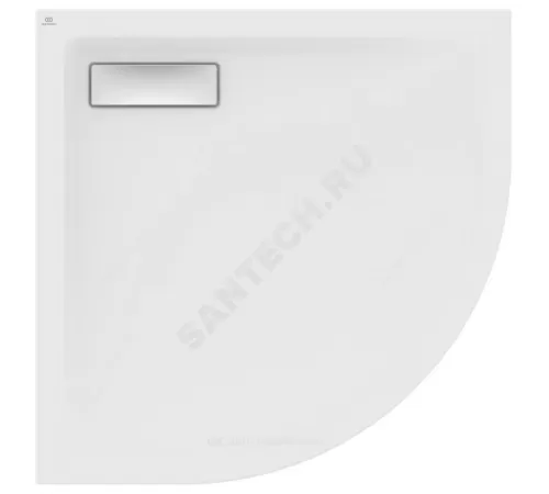 Поддон душевой акрил полукруглый ULTRAFLAT NEW 800х800х25 белый матовый Ideal Standard T4491V1 Поддон душевой акрил полукруглый ULTRAFLAT NEW 800х800х25 белый матовый Ideal Standard T4491V1