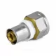 Муфта МП латунь никель пресс Дн 16х3/4" ВР ГОСТ 32415-2013 8002 Aquasfera 8002-02
