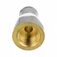 Муфта МП латунь никель пресс Дн 16х3/4" ВР ГОСТ 32415-2013 8002 Aquasfera 8002-02