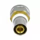 Муфта МП латунь никель пресс Дн 16х3/4" ВР ГОСТ 32415-2013 8002 Aquasfera 8002-02