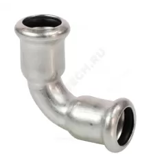 Отвод сталь нерж AISI 316L 90гр Дн 15 Ру16 пресс Inoxpres RM 181015900C