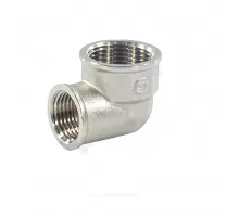 Угольник латунь никель переходной Ду 25х20 (1"х3/4") ВР/ВР SantechSystems