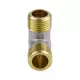 Угольник латунь никель Ду 15 (1/2") НР/НР 9003 ГОСТ 32585-2013 Aquasfera 9003-01
