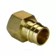 Муфта для PE-X труб радиальная латунь Дн 16х1/2" ВР GX109 Giacomini GX109Y033