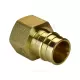 Муфта для PE-X труб радиальная латунь Дн 20х1/2" ВР GX109 Giacomini GX109Y034