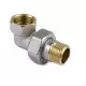 Соединитель латунь никель американка Ду 20 (3/4") угловой ВР/НР 9015 ГОСТ 32585-2013 Aquasfera 9015-02