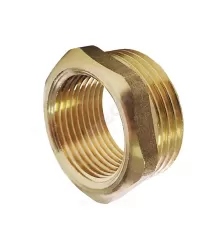 Футорка латунь Ду 15х8 (1/2"х1/4") НР/ВР VALFEX VF.581.L.012.014