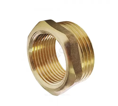 Футорка латунь Ду 20х15 (3/4"х1/2") НР/ВР VALFEX VF.581.L.034.012