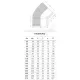 Отвод электросварной ПЭ100 Дн 160х45гр Ру16 SDR11 EUROSTANDARD 2116160160
