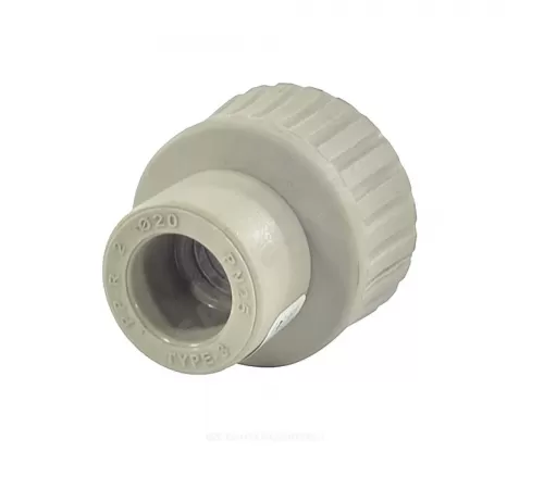 Муфта PP-R комбинированная серая Дн 25х3/4" НР RTP (РосТурПласт) 10945 Муфта PP-R комбинированная серая Дн 25х3/4" НР RTP (РосТурПласт) 10945