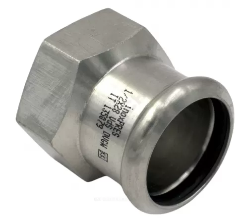 Муфта сталь нерж AISI 316L Дн 18х3/4" Ру16 пресс/ВР Inoxpres RM 190304018