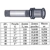 Сгон сталь оц Ду 15 L=110мм в комплекте ГОСТ 8969-75 КАЗ