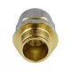 Муфта МП латунь никель обжим Дн 26х1" НР ГОСТ 32415-2013 7001 Aquasfera 7001-06