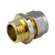 Муфта МП латунь никель обжим Дн 16х3/4" НР ГОСТ 32415-2013 7001 Aquasfera 7001-02