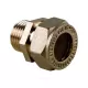 Муфта латунь 40Aх1 1/2" обжим/НР STAHLMANN SSML4011/2BEF