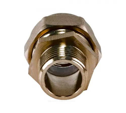 Муфта латунь 40Aх1 1/2" обжим/НР STAHLMANN SSML4011/2BEF Муфта латунь 40Aх1 1/2" обжим/НР STAHLMANN SSML4011/2BEF