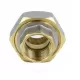 Соединитель латунь никель американка Ду 15 (1/2") прямой ВР/ВР 9012 ГОСТ 32585-2013 Aquasfera 9012-01