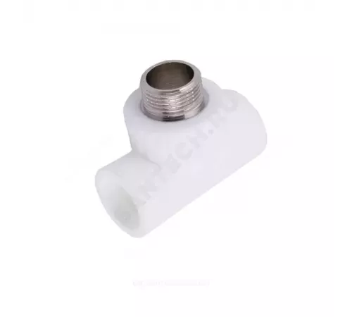 Тройник PP-R комбинированный белый Дн 20х1/2" НР PRO VALFEX 10128020-PRO