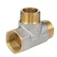 Тройник латунь никель Ду 15 (1/2") ВР/НР/НР Aquasfera 9035-01