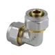 Угольник МП латунь никель обжим Дн 26х90гр ГОСТ 32415-2013 7005 Aquasfera 7005-03