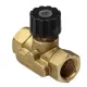 Клапан балансировочный ручной латунь 2014 Ду 15 G1/2" Ру16 Тмакс=120 оС ВР Kvs=1.6м3/ч без ниппелей EURO Aquasfera 2014-01