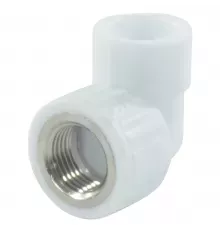 Угольник PP-R комбинированный белый Дн 32х1" ВР VALFEX 10125032