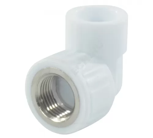 Угольник PP-R комбинированный белый Дн 32х1/2" ВР VALFEX 10125232