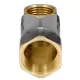 Тройник латунь никель переходной Ду 32х25х32 (1 1/4"х1"х1 1/4") ВР/ВР 9008 ГОСТ 32585-2013 Aquasfera 9008-06