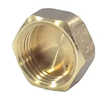 Заглушка латунь Ду 20 (3/4") ВР VALFEX VF.590.L.034