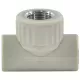 Тройник PP-R комбинированный серый Дн 20х3/4" ВР VALFEX 10127120Г