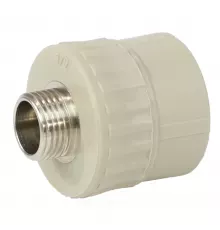 Муфта PP-R комбинированная серая Дн 25х1/2" НР VALFEX 10130125Г