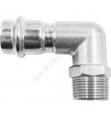 Угольник сталь нерж AISI 304 Дн 15х1/2" пресс/НР SantechSystems