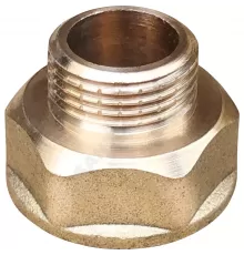 Переход латунь Ду 15х8 (1/2"х1/4") ВР/НР VALFEX VF.592.L.012.014