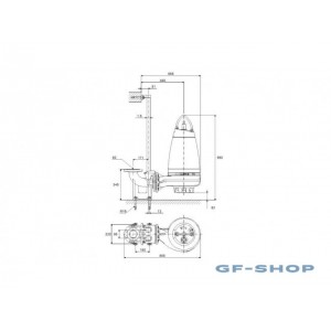 Насос канализационный Grundfos SE1.80.80.55.4.51D.B