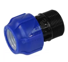 Муфта компрессионная ПЭ Дн 25х1" НР Ру16 VALFEX 121001125100