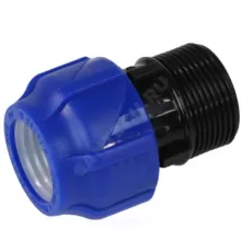 Муфта компрессионная ПЭ Дн 25х1" НР Ру16 VALFEX 121001125100