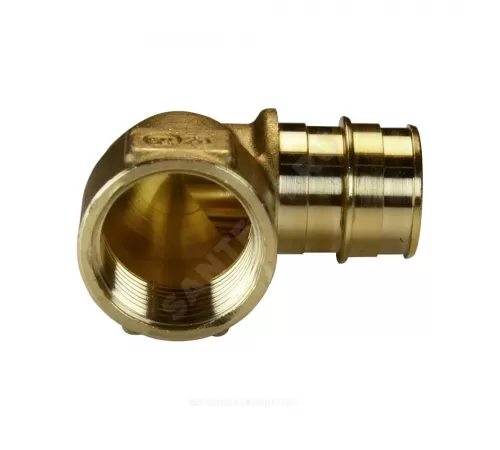 Угольник для PE-X труб радиальный латунь Дн 20х1/2" ВР РОС