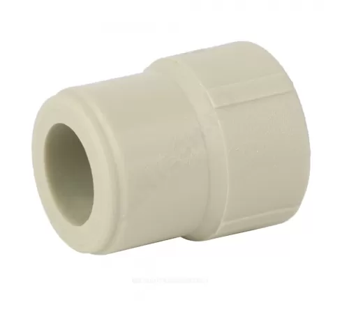 Муфта PP-R переходная серая Дн 25х20 внутр/наруж пайка VALFEX 10002520Г