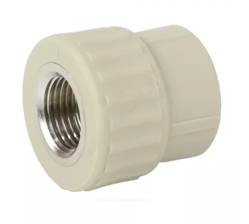 Муфта PP-R комбинированная серая Дн 25х1/2" ВР VALFEX 10129125Г