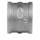 Муфта латунь никель Ду 40 (1 1/2") ВР/ВР 9018 ГОСТ 32585-2013 Aquasfera 9018-05