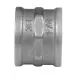 Муфта латунь никель Ду 40 (1 1/2") ВР/ВР 9018 ГОСТ 32585-2013 Aquasfera 9018-05