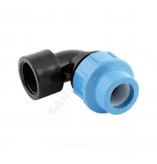 Отвод компрессионный ПЭ Дн 20х1/2"х90гр ВР Ру12,5 Джилекс 9280