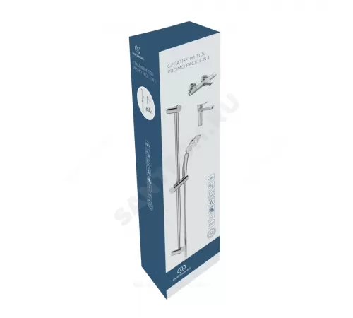 Промо-комплект для ванны с душем CERATHERM T100 Ideal Standard BC985AA Промо-комплект для ванны с душем CERATHERM T100 Ideal Standard BC985AA