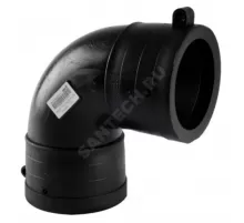 Отвод электросварной ПЭ100 Дн 20х90гр Ру16 SDR11 Type B TEGA 1819009