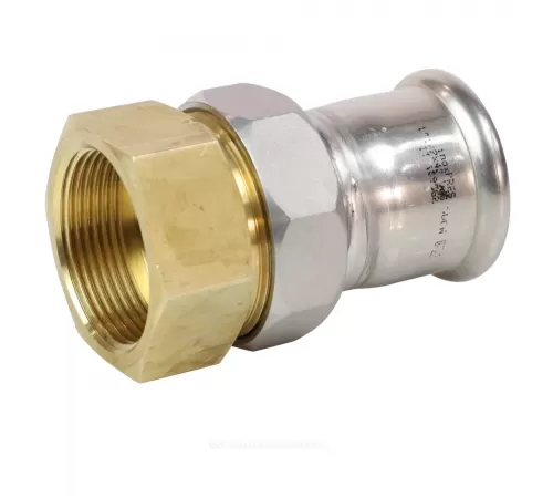 Муфта разъемная сталь нерж AISI 316L Дн 15х1/2" Ру16 пресс/ВР Inoxpres RM 184015003