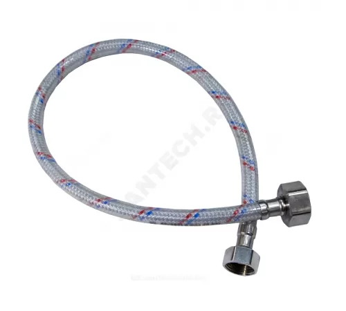 Подводка гибкая для воды нейлоновая оплетка 1/2"-3/4" г-г L=1.5м Центр Сантехники (Подольск) ГП002188