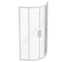 Ограждение душевое CONNECT 2 Corner Quadrant 900х900х1950 мм без поддона угловая-асимметричная прозрачное стекло Ideal Standard K966101
