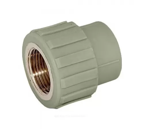 Муфта PP-R комбинированная серая Дн 25х3/4" ВР RTP (РосТурПласт) 10936 Муфта PP-R комбинированная серая Дн 25х3/4" ВР RTP (РосТурПласт) 10936