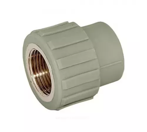 Муфта PP-R комбинированная серая Дн 25х1/2" ВР RTP (РосТурПласт) 10935 Муфта PP-R комбинированная серая Дн 25х1/2" ВР RTP (РосТурПласт) 10935