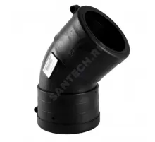 Отвод электросварной ПЭ100 Дн 50х45гр Ру16 SDR11 Type B TEGA 1819066